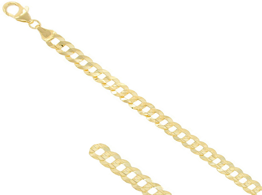 Žluté zlato náramek PANCR 22cm